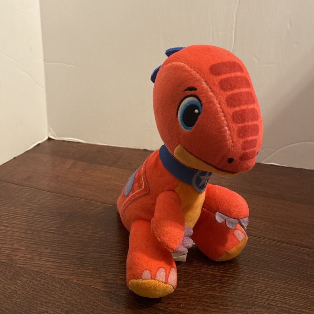 Dino Ranch Mini BLITZ Red Dinosaur  7" Plush Stuffed Toy by Jazwares